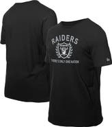 New Era Men's New Era Black Las Vegas Raiders 2025 NFL Draft T-Shirt