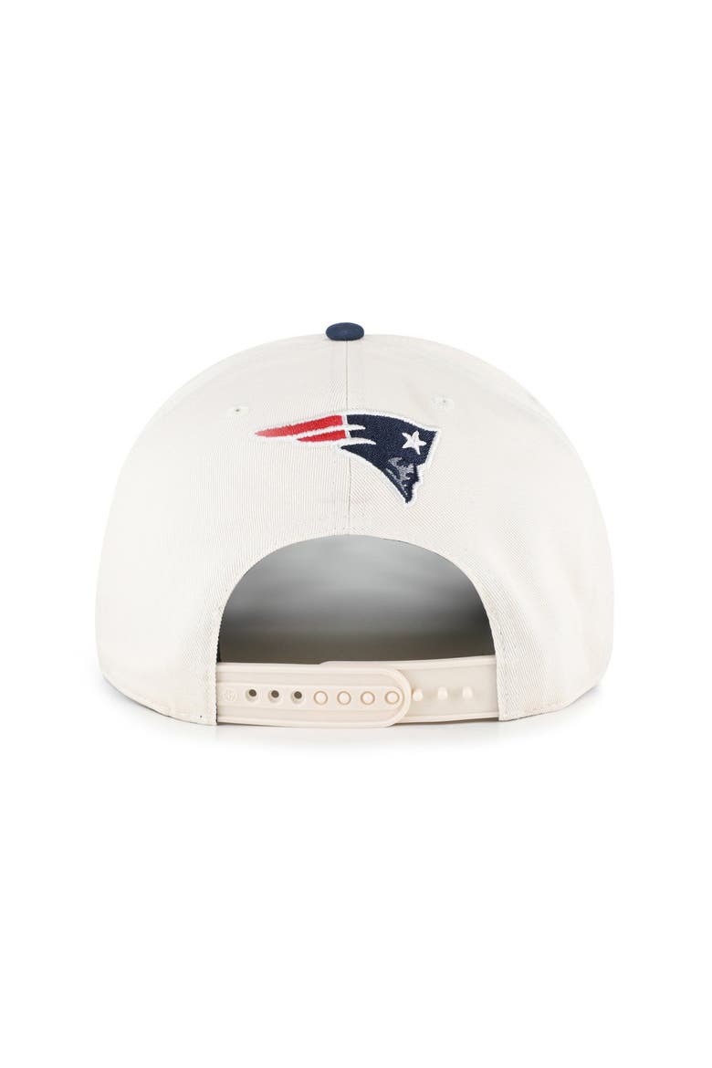 Women's '47 Natural New England Patriots Rope Script Hitch Adjustable Hat, Alternate, color, Natural
