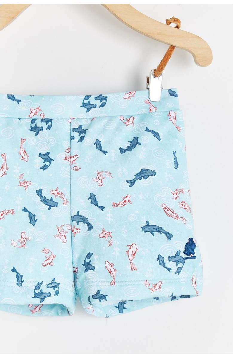 Babycottons Koi Swim Shorts for Infant, Alternate, color, Full Print