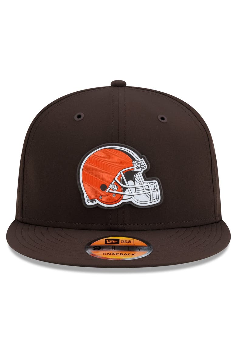 Men's New Era Brown Cleveland Browns 2026 Sideline 9FIFTY Snapback Hat, Alternate, color, Brown