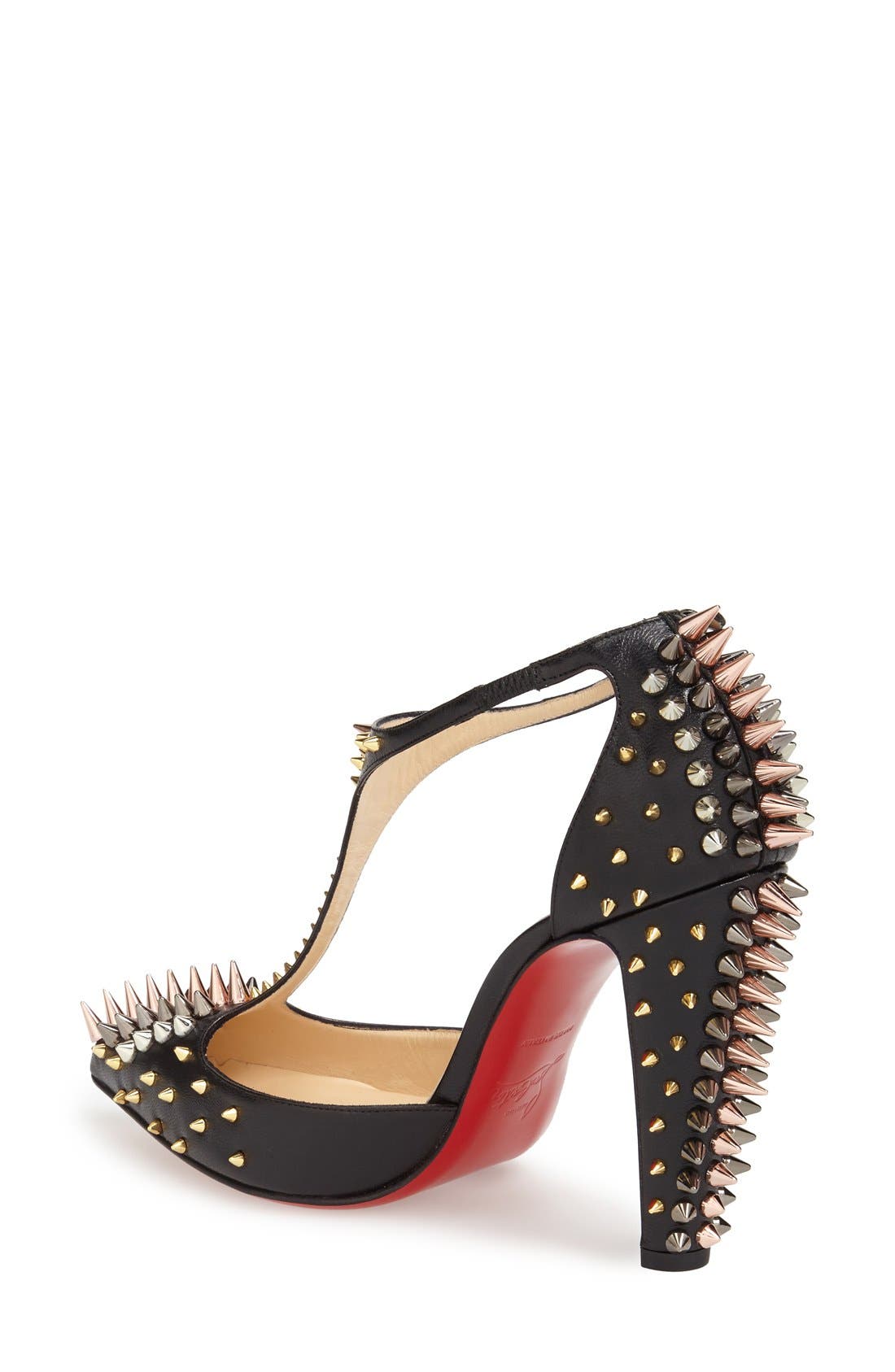 Christian Louboutin 'Goldostrap' Pump, Alternate, color, 