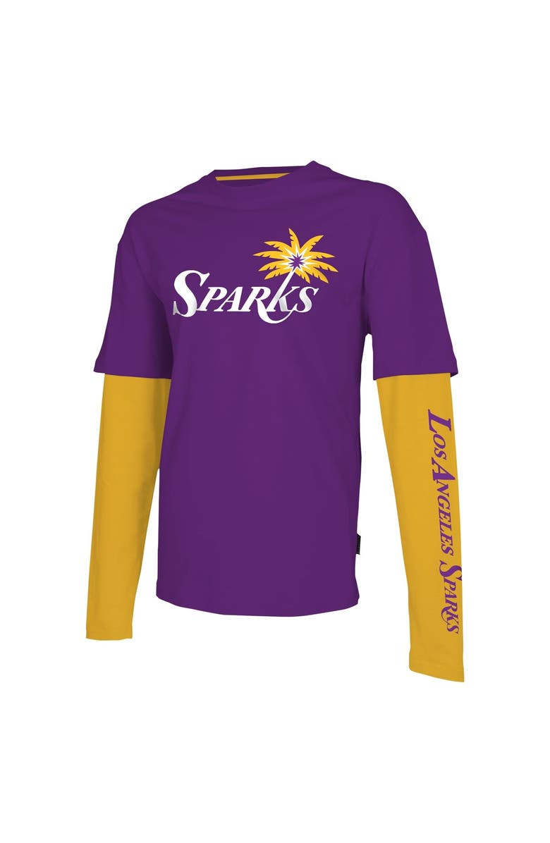 Stadium Essentials Unisex Stadium Essentials Purple Los Angeles Sparks Spectator Long Sleeve T-Shirt, Alternate, color, Purple