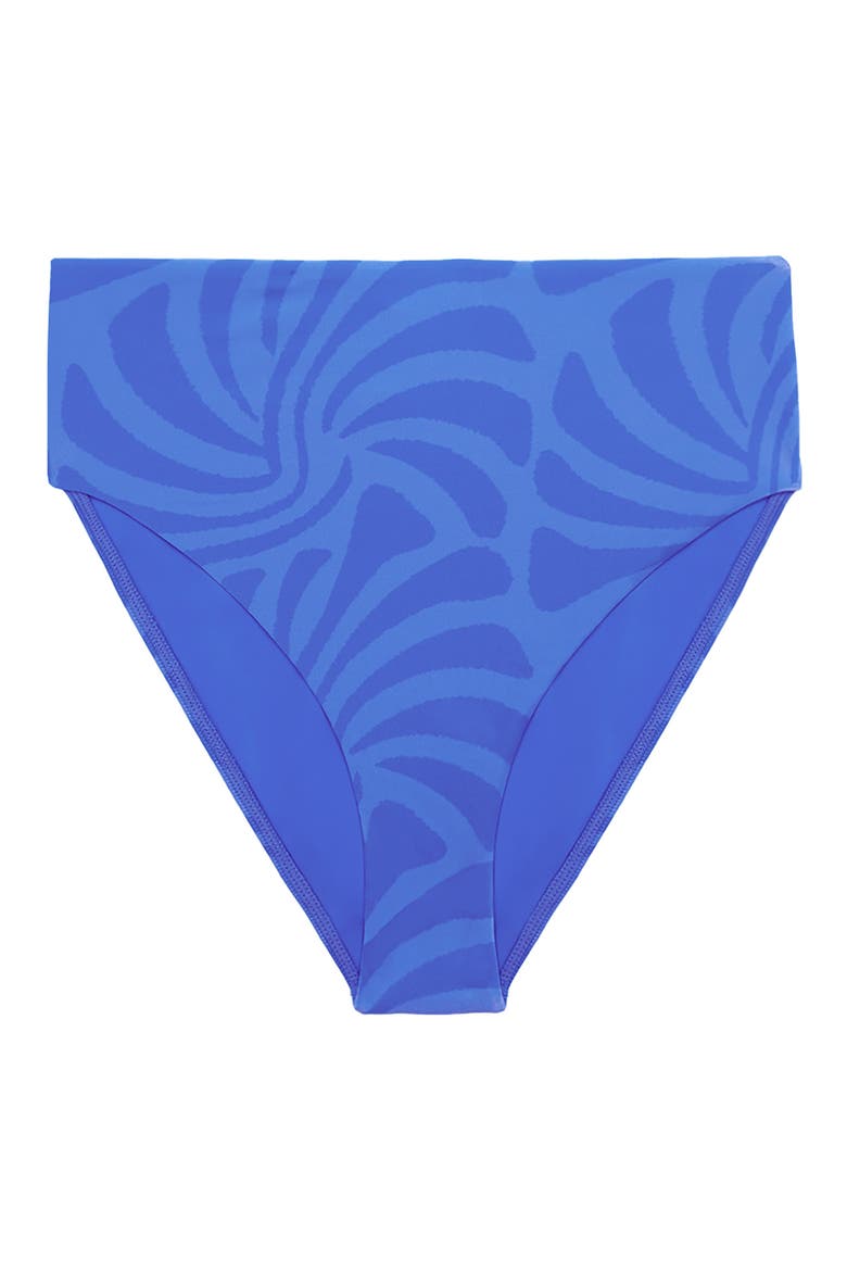 Neptune Bela High Waist Bikini Bottoms, Alternate, color, BLUE