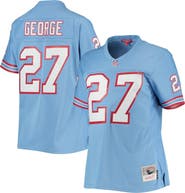 Mitchell & Ness Women's Mitchell & Ness Eddie George Light Blue Houston Oilers Legacy Replica Player Jersey