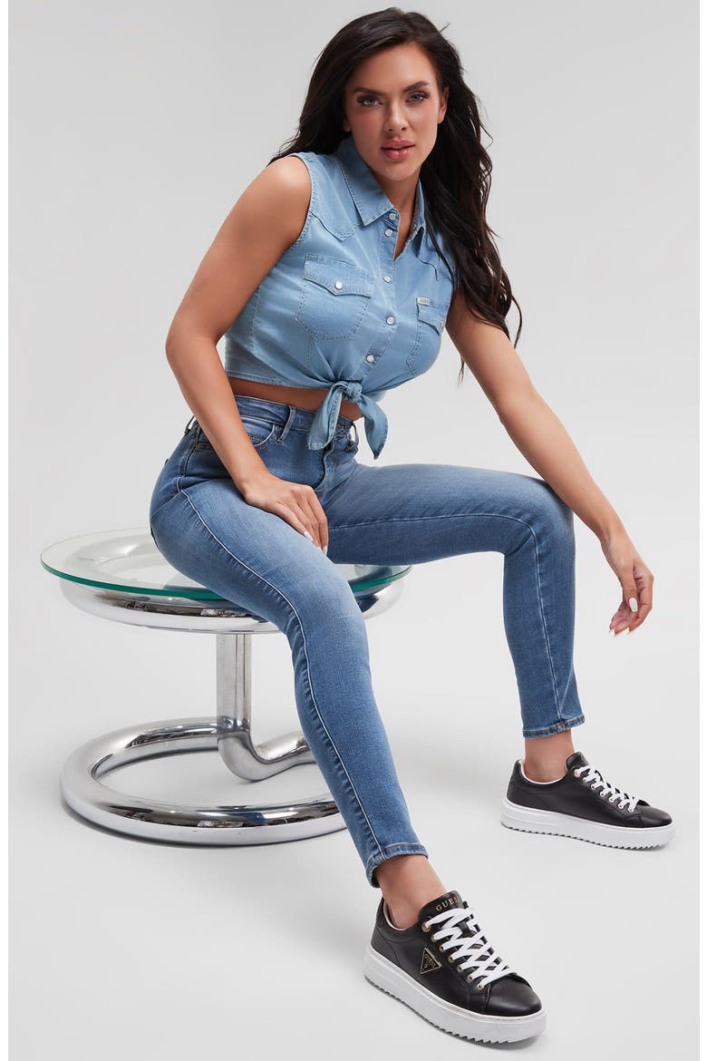 Sexy Curve Ankle Skinny Jeans, Alternate, color, ALTA WASH