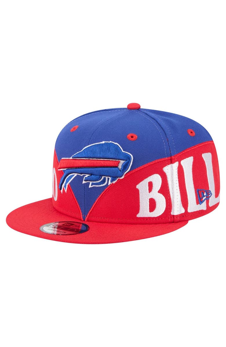 New Era Men's New Era Royal/Red Buffalo Bills Split 9FIFTY Snapback Hat, Alternate, color, Royal