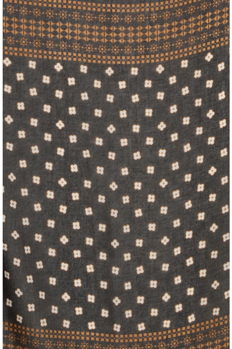 Geometric Square Bandana, Alternate, color, BLACK