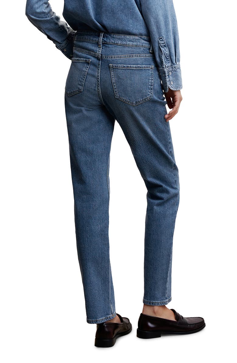 MANGO Stretch Straight Leg Jeans, Alternate, color, 