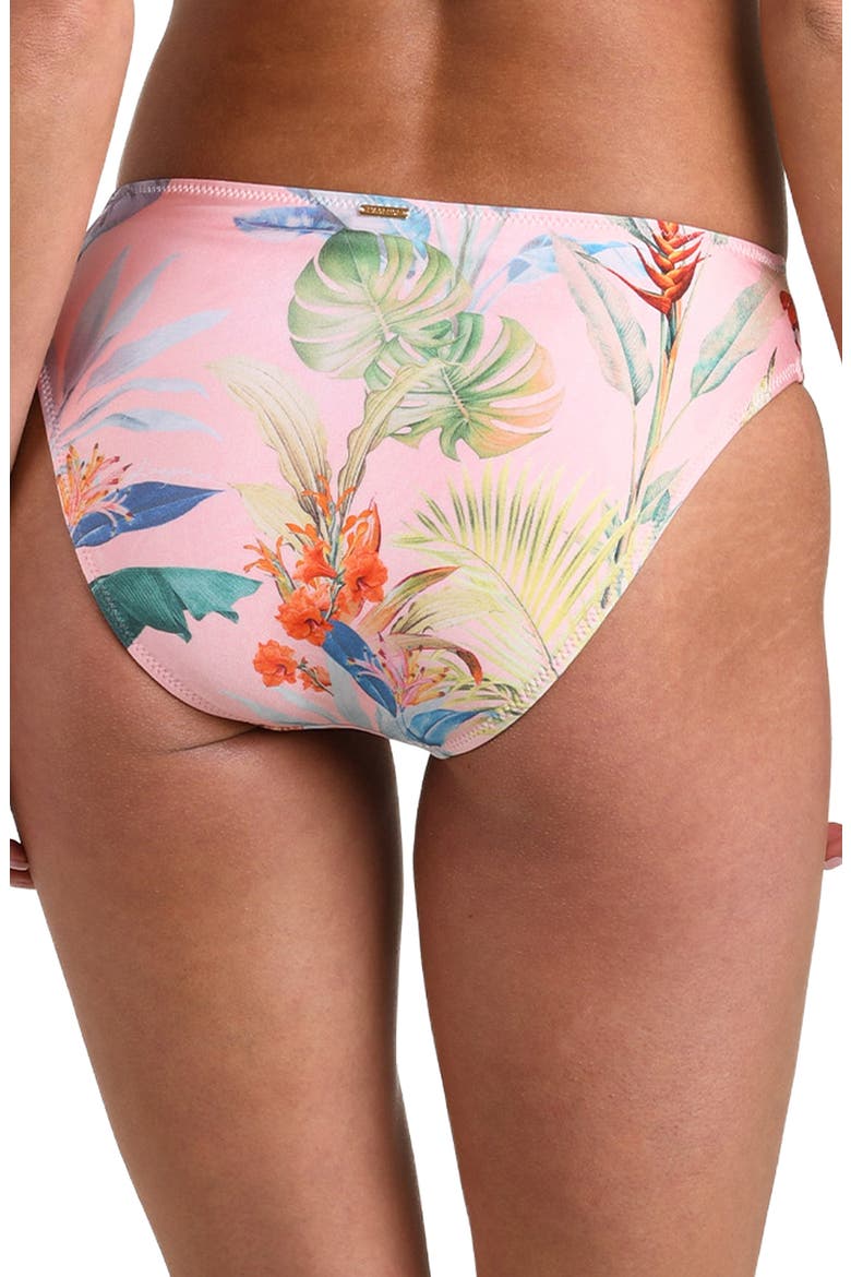Nicole Colorful Palm Bikini Bottoms, Alternate, color, PINK MULTI