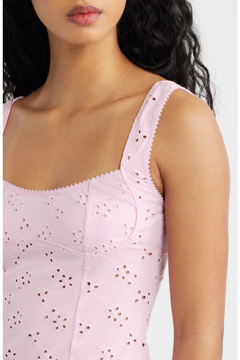 Full Bloom Eyelet Knit Camisole, Alternate, color, SWEET DREAM