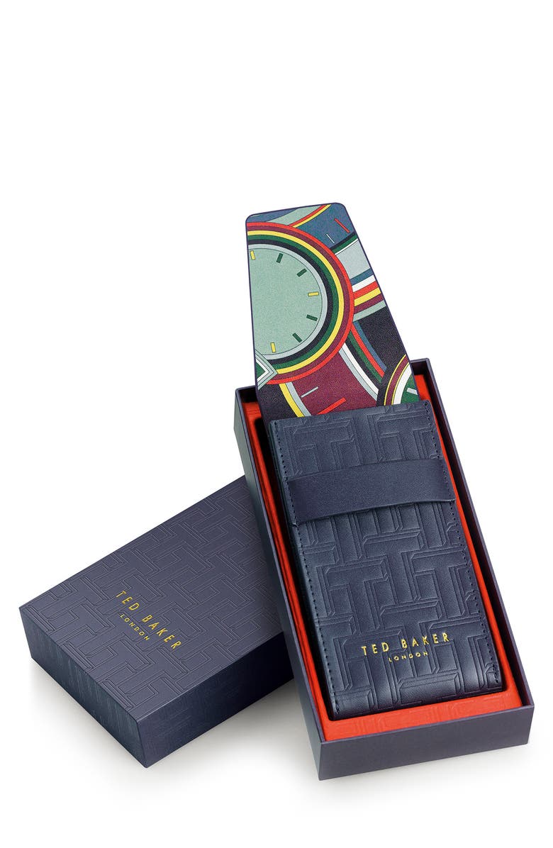 Ted Baker London Men's Margarit Leather Strap Watch, 46mm, Alternate, color, 