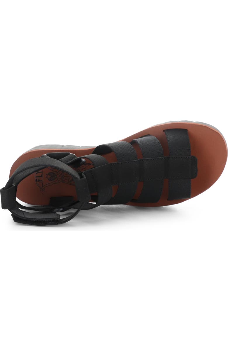 Fly London Yufi Platform Wedge Sandal, Alternate, color,