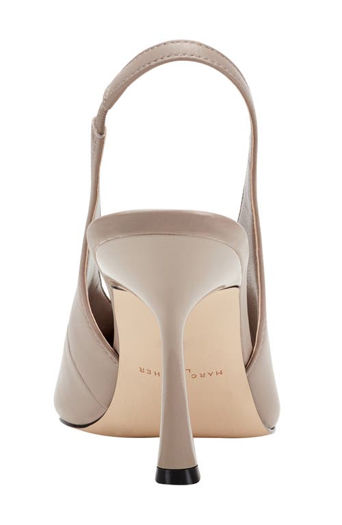Marc Fisher Ltd Esther Slingback Pointed Toe Pump In Neutral