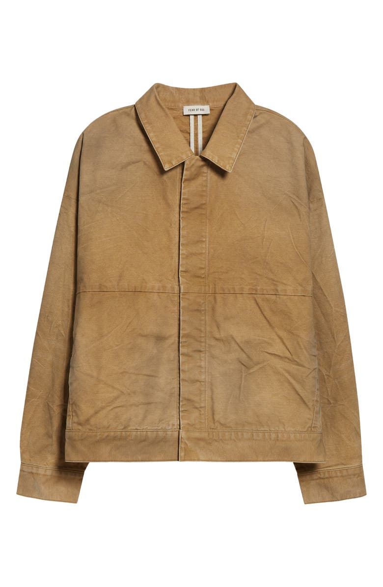 Fear of God Cotton Canvas Utility Jacket, Main, color, Washed Canyon Washed Canyon