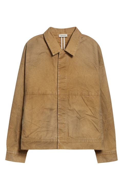 Cotton Canvas Utility Jacket
