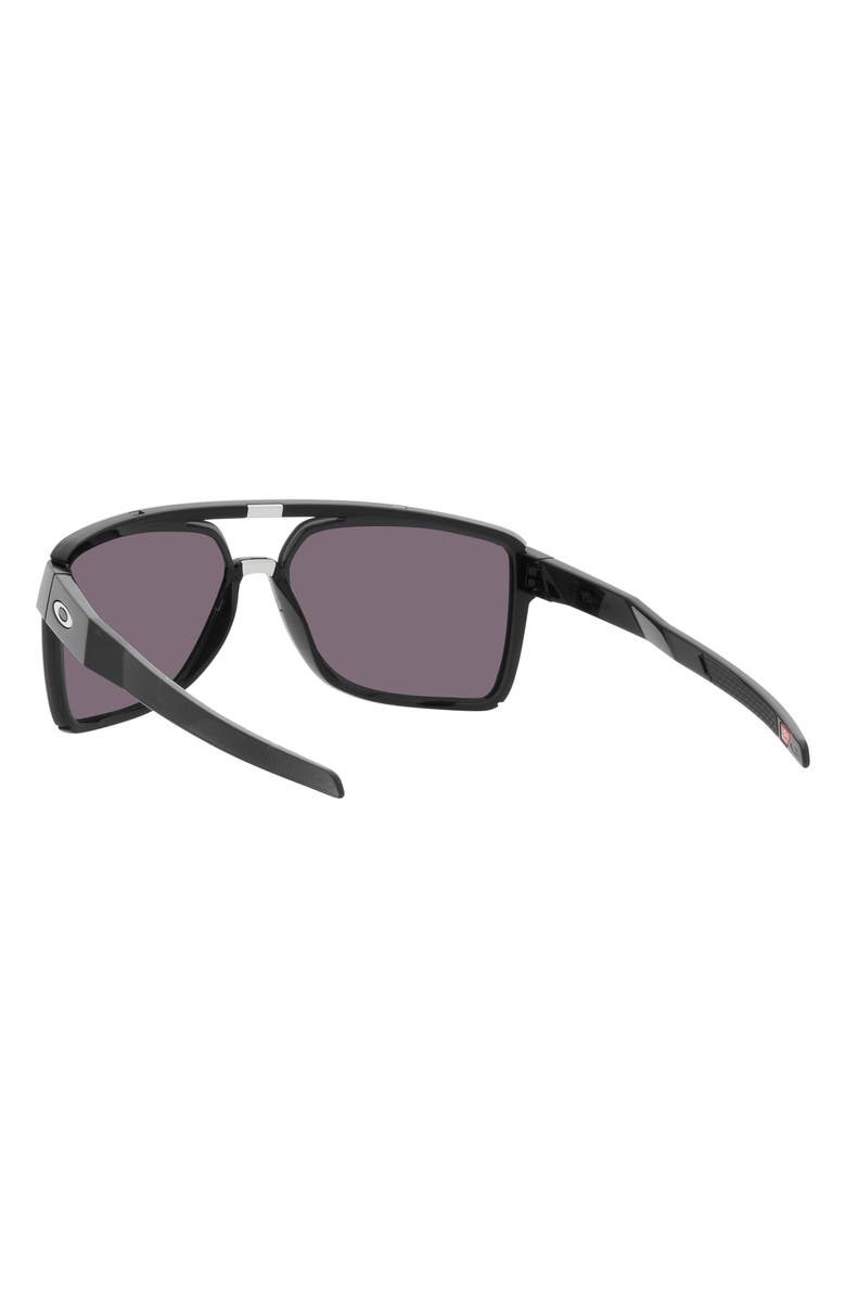Oakley Castel 63mm Prizm<sup>™</sup> Oversize Rectangular Sunglasses, Alternate, color, 