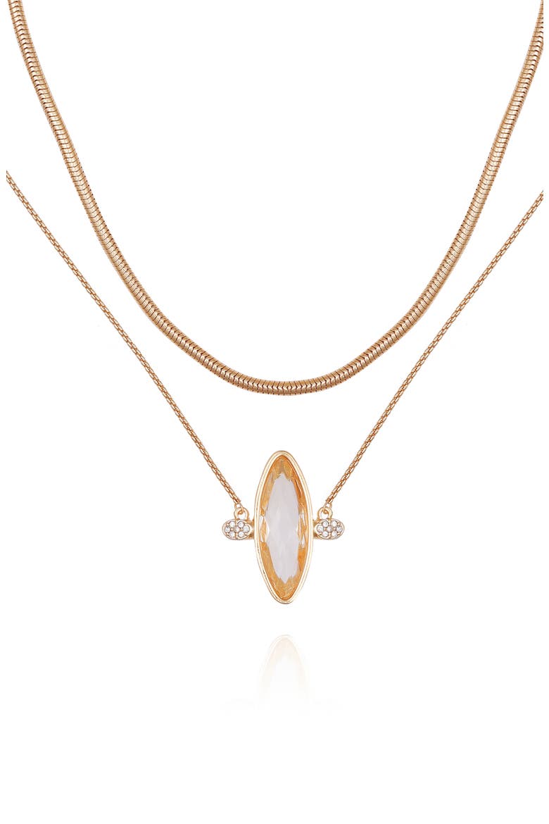 Set of Two Necklaces, Main, color, GOLD TONE