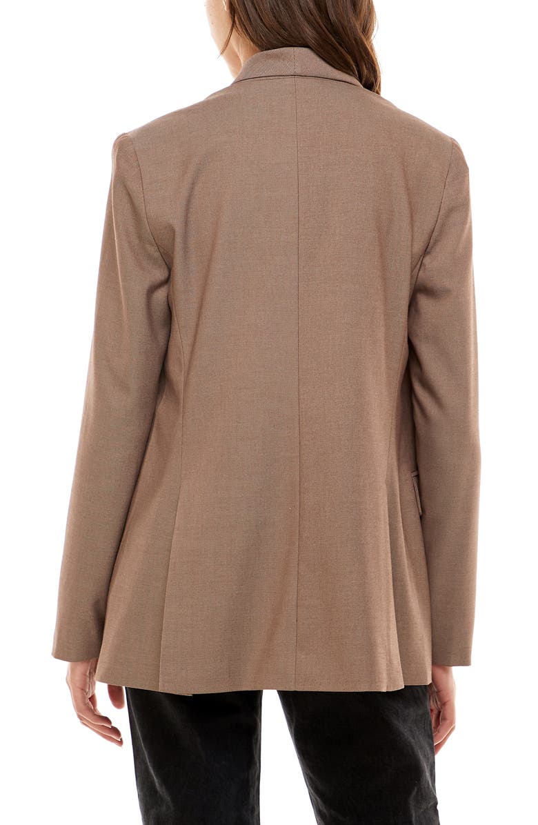 WAYF Finn Metallic Daisy Double Breasted Blazer, Alternate, color, 