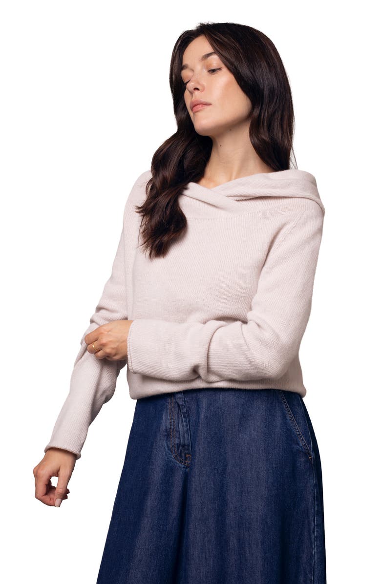 Celtic & Co. Collared Slouch Jumper, Alternate, color, Swansdown