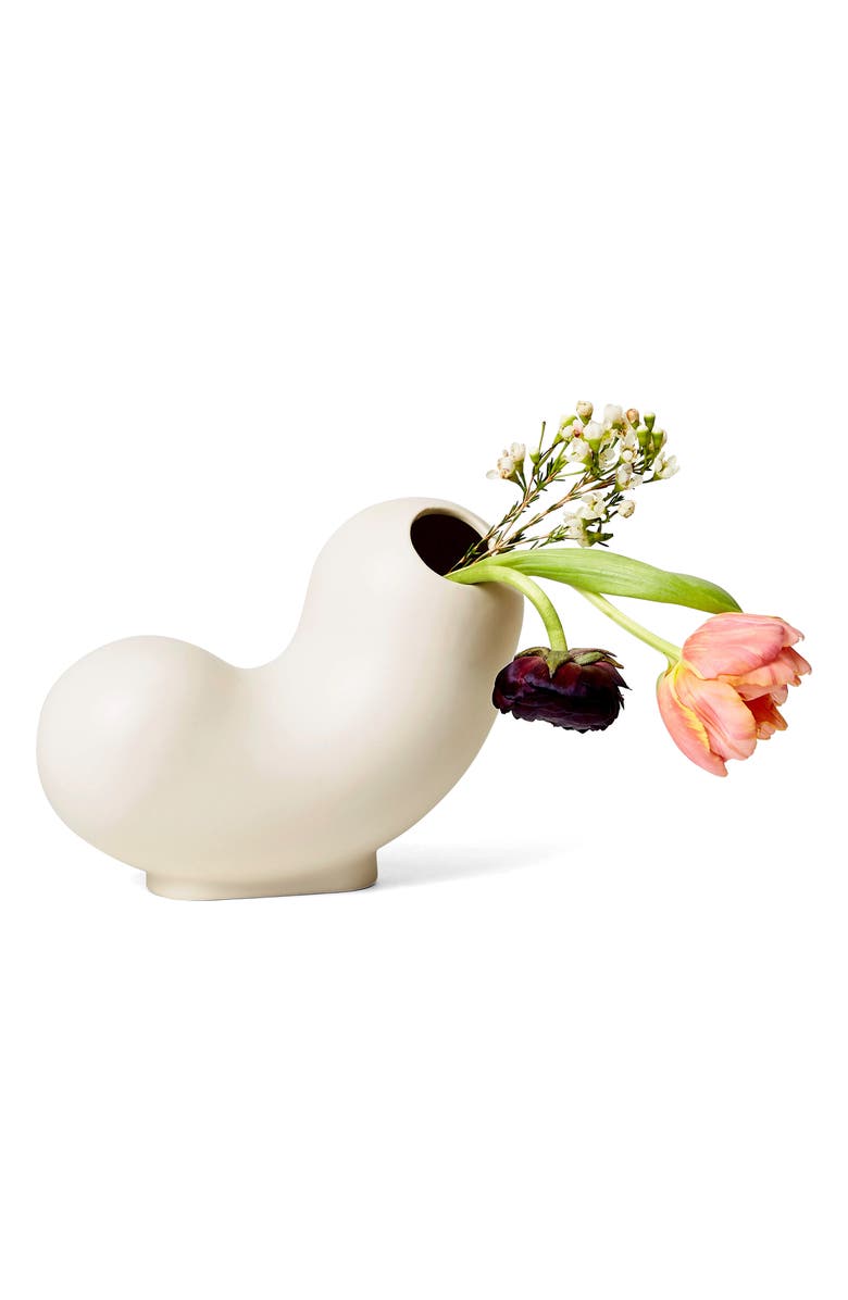 Areaware Kirby Ceramic Vase, Alternate, color, Curly
