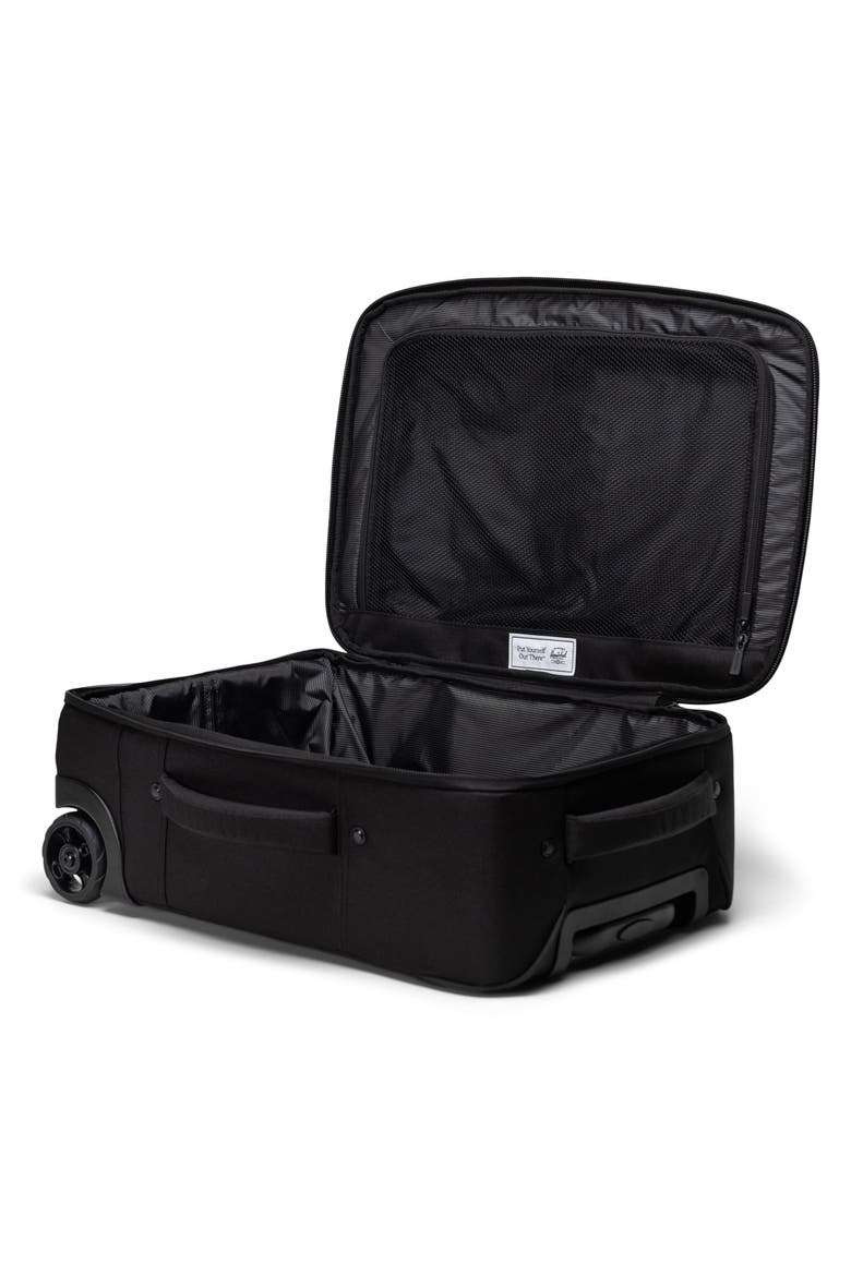 Heritage™ Softshell Large Wheeled Carry-On, Alternate, color, BLACK