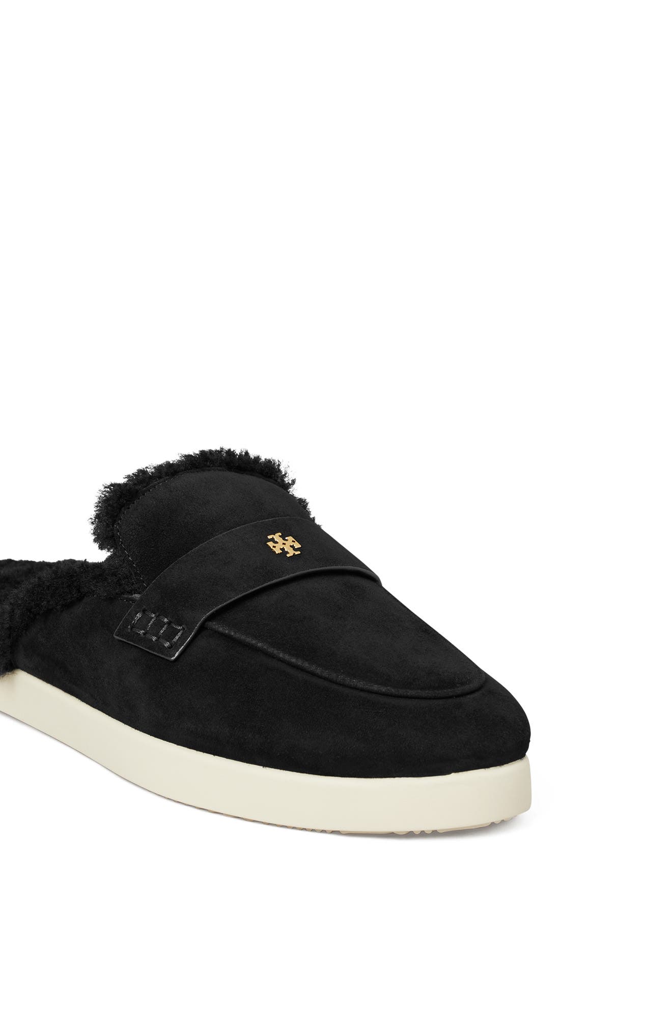 Ballet Sport Genuine Shearling Mule, Alternate, color, PERFECT BLACK