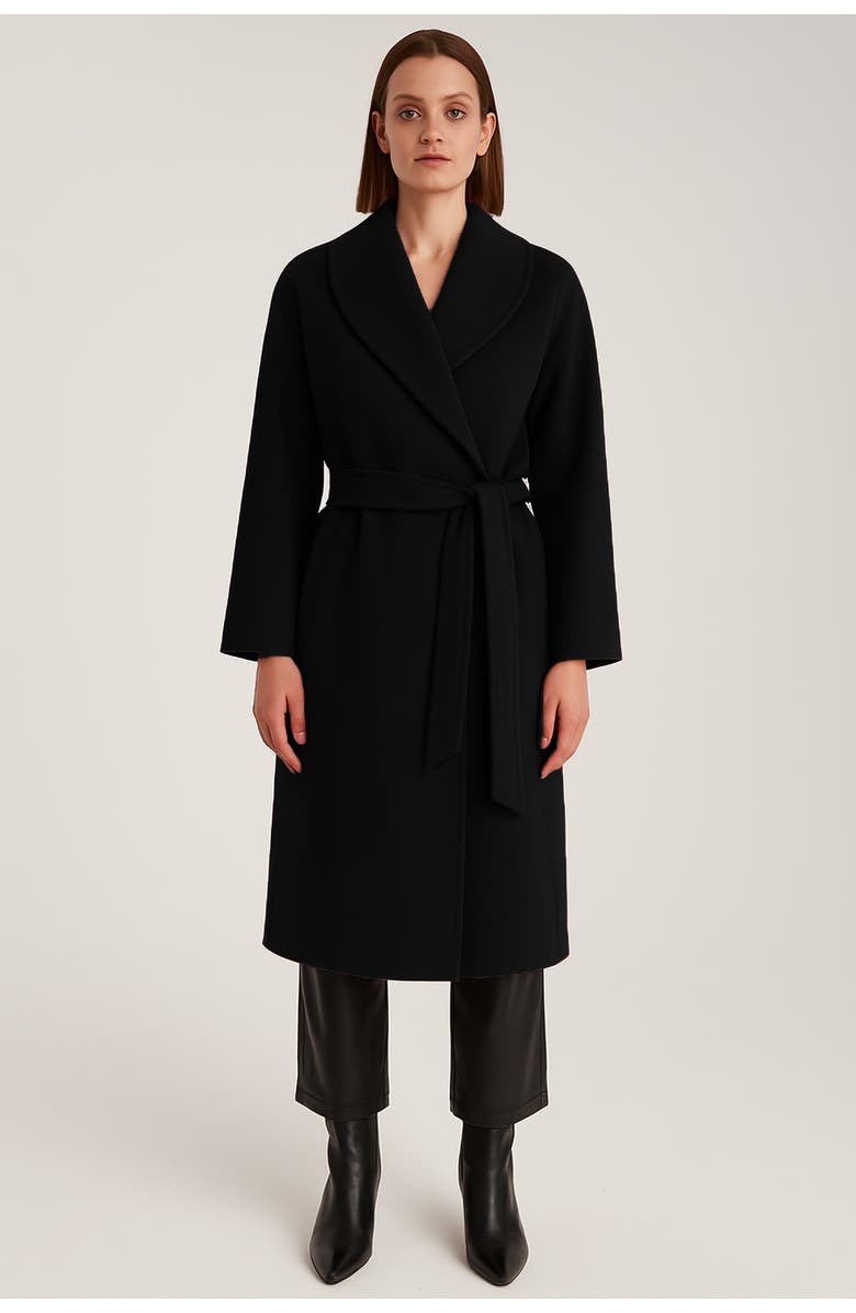 1982 Cashmere Hooded Long Coat, Main, color, Charcaol