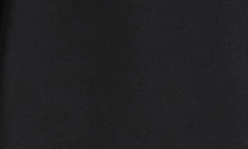 Nydj Tie Neck Satin Button-up Shirt In Black