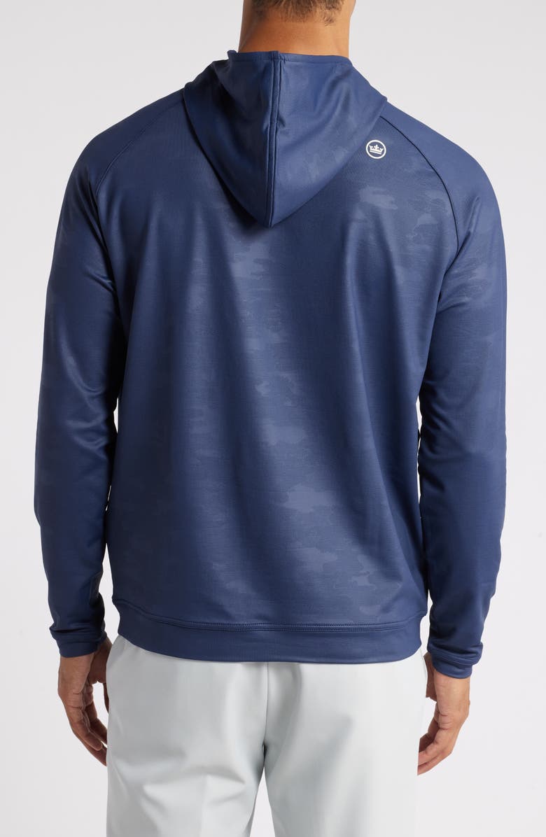 Peter Millar Pine Camo Performance Hoodie, Alternate, color, 