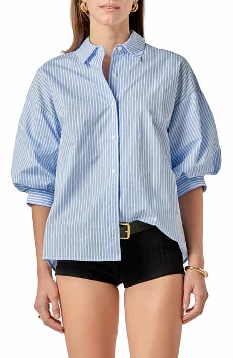 English Factory Stripe Balloon Shirt