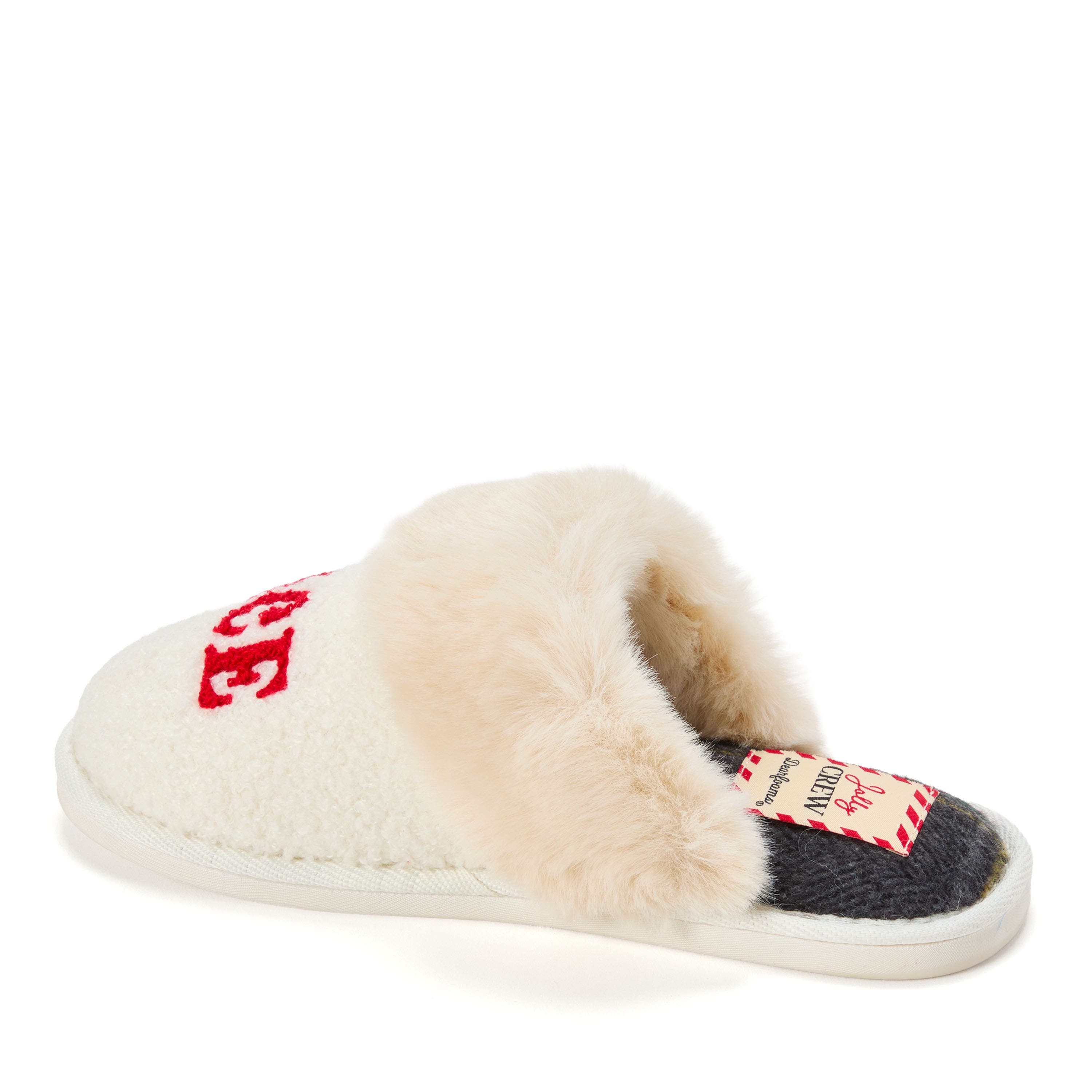 Cozy Scuff Slippers, Alternate, color, CREME BRULEE