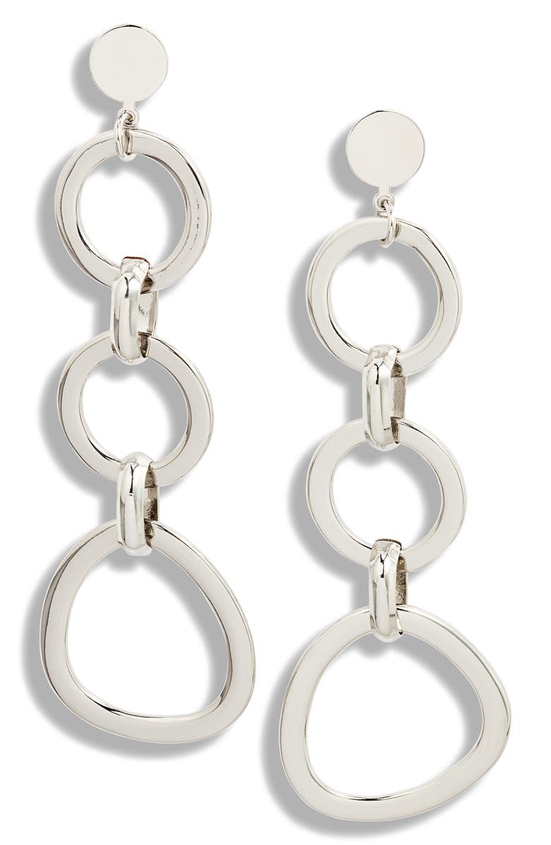 Nordstrom Triple Ring Drop Earrings, Main, color,