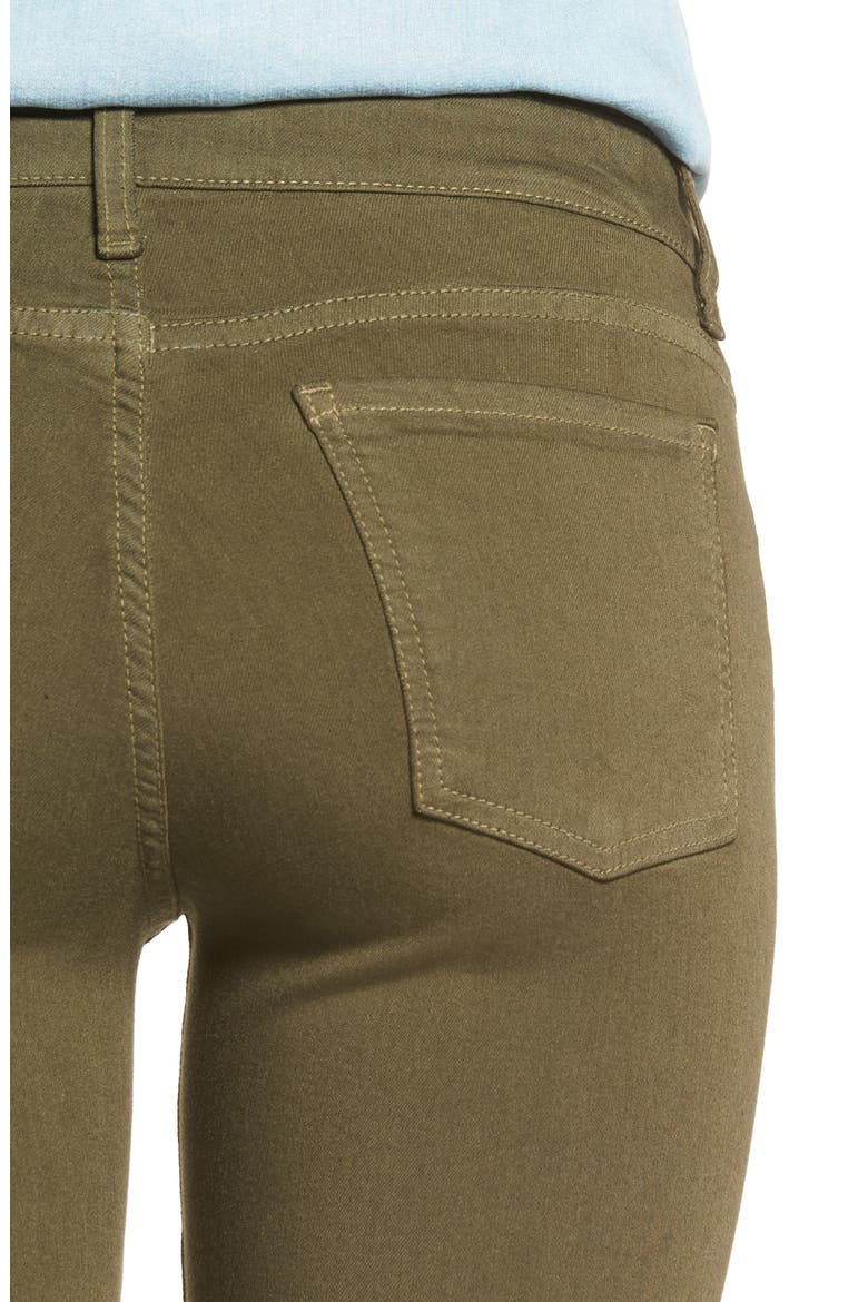 Donna Skinny Jeans, Alternate, color, OLIVE