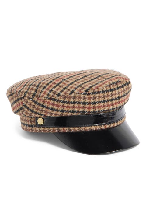Houndstooth Skipper Cap