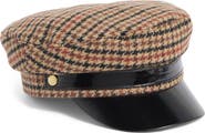 BCBG Houndstooth Skipper Cap