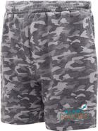 CONCEPTS SPORT Men's Concepts Sport  Charcoal Miami Dolphins Biscayne Camo Shorts