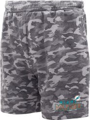 CONCEPTS SPORT Men's Concepts Sport  Charcoal Miami Dolphins Biscayne Camo Shorts