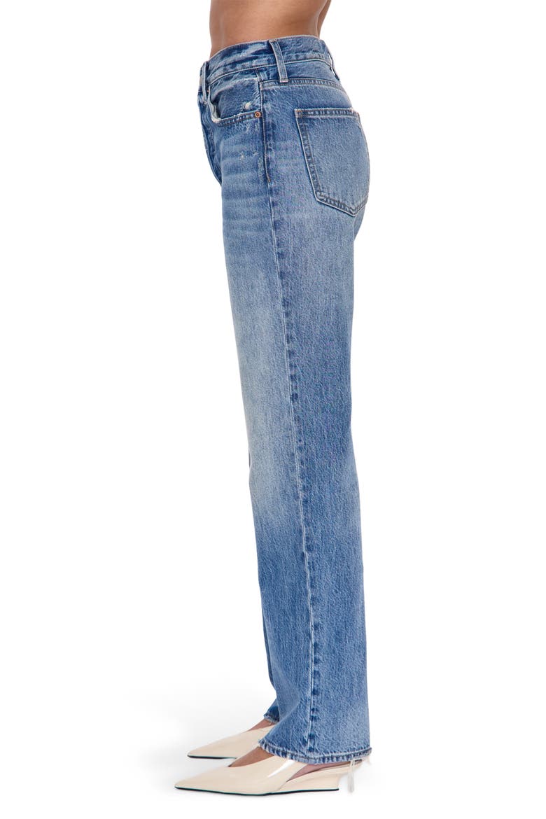 Cassie High Waist Straight Leg Jeans, Alternate, color, SERPENTINE VINTAGE