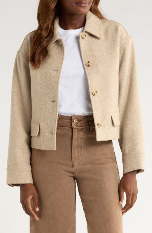 Paige Alfie Wool Jacket In Neutral