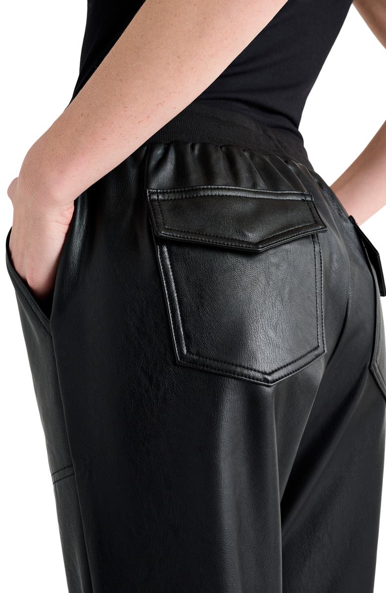 Splendid Faux Leather Joggers, Alternate, color, 