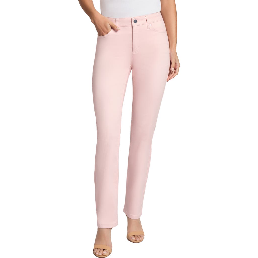Jones New York Lexington Straight Leg Jeans In Petal Pink