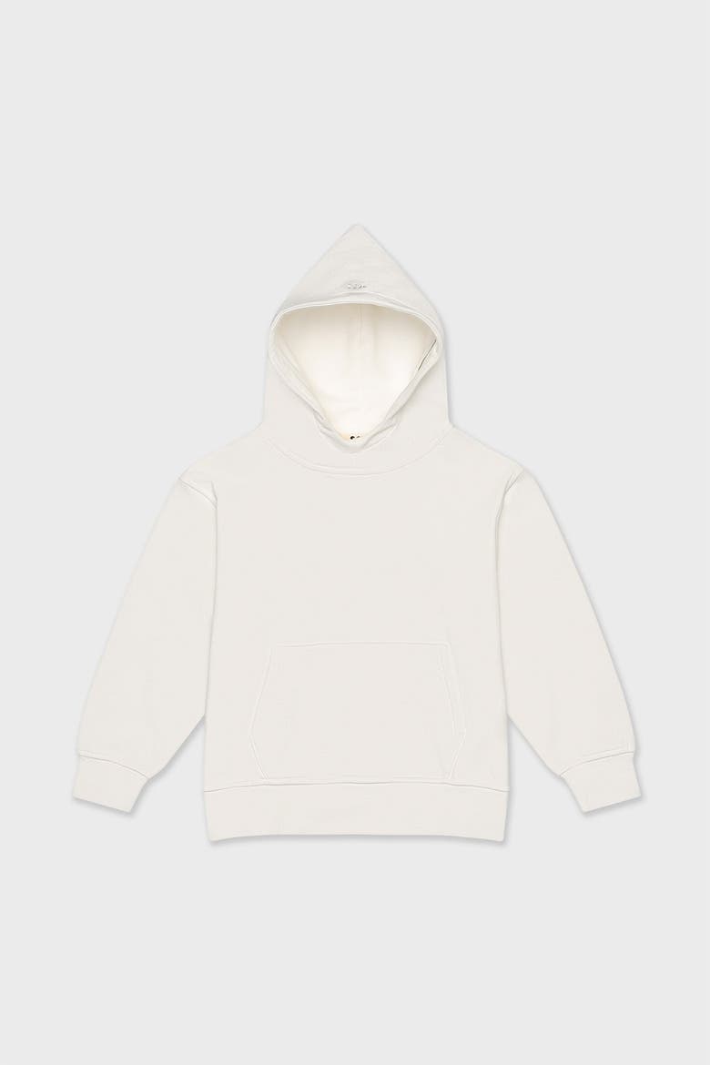 Relaxed Cotton Hoodie, Alternate, color, Off White