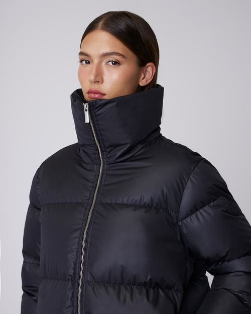 Quartz Co. Gisele Long | Down Puffer Jacket In Black