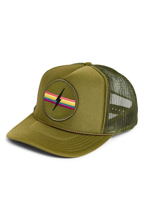 Electric Rainbow Trucker Hat
