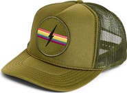 Friday Feelin’ Electric Rainbow Trucker Hat