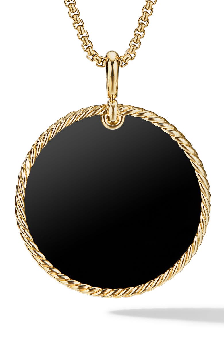 David Yurman Elements Reversible Disc Pendant, Main, color,
