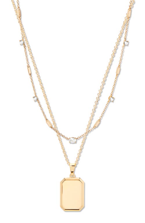 Brook & York Brook And York Willow Birthstone Layering Set In Gold April