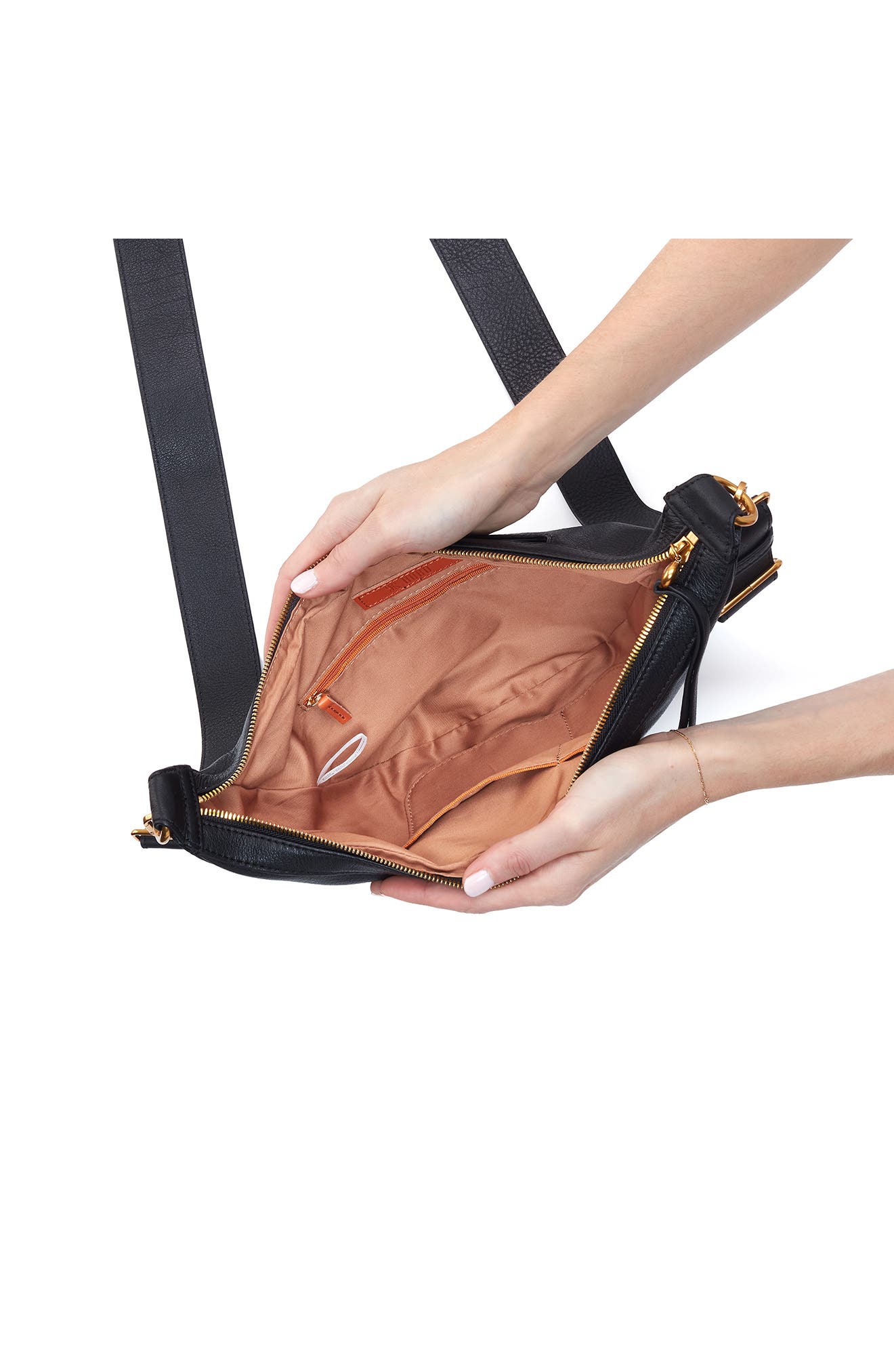 HOBO Carmen Leather Sling Bag, Alternate, color, 