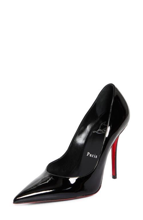 Christian Louboutin Miss Z Patent Leather Pumps 120 In Black