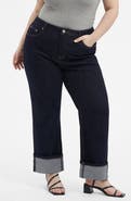 Bayeas High Waist Straight Leg Jeans
